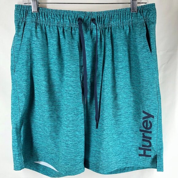 Hurley Blue Swim/Board Shorts w/Lining Size L - Picture 1 of 5